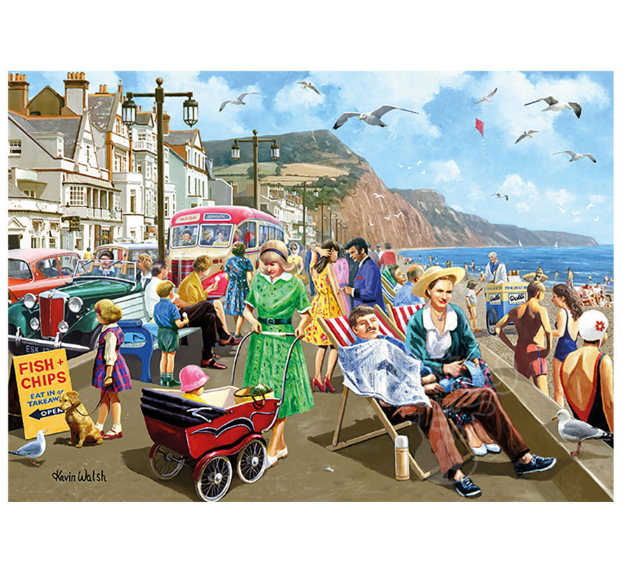 Falcon Sidmouth Seafront Puzzle 500pcs