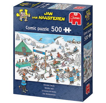 Jumbo Jumbo Jan van Haasteren - Reindeer Races Puzzle 500pcs