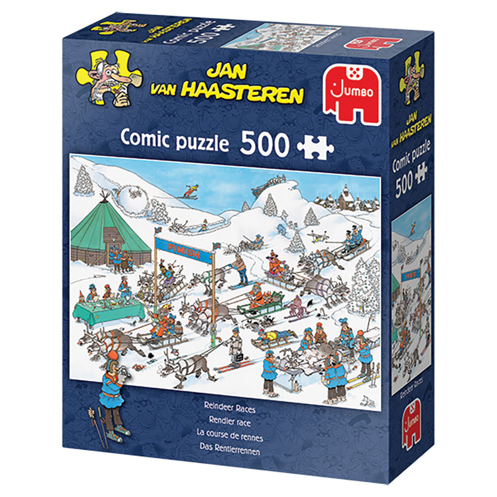Jumbo Jan van Haasteren Reindeer Races Puzzle 500pcs Puzzles Canada