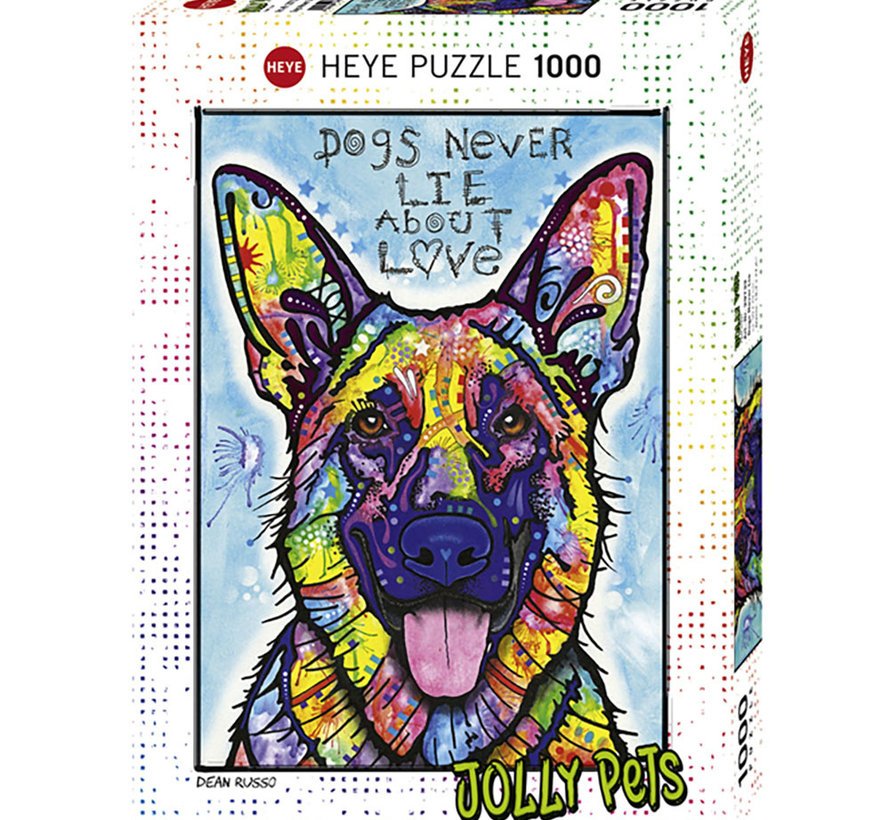 Heye Jolly Pets: Dogs Never Lie Puzzle 1000pcs