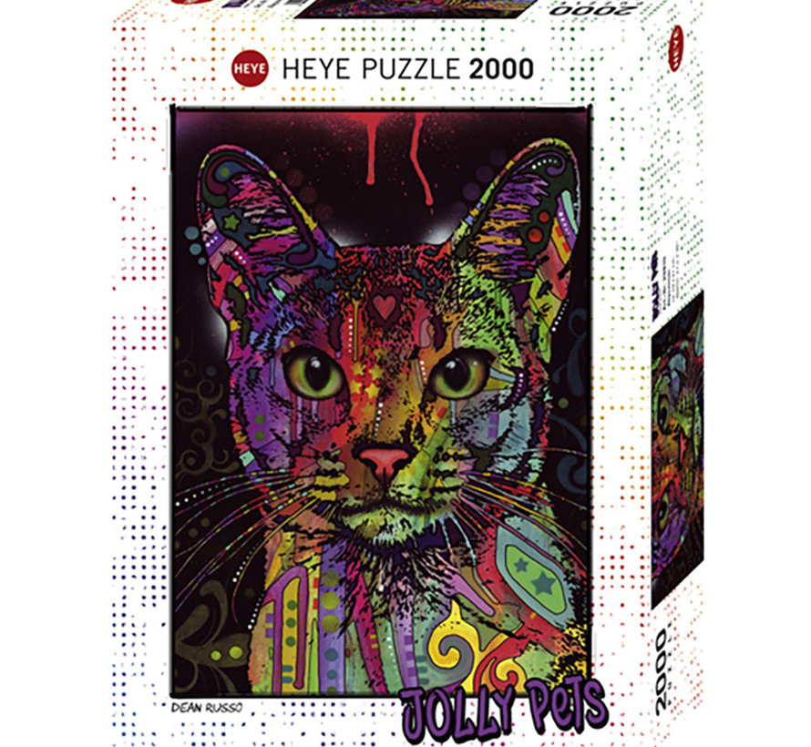 Heye Jolly Pets: Abyssinian  Puzzle 2000pcs