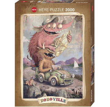 Heye Heye Zozoville Road Trippin’ Puzzle 2000pcs