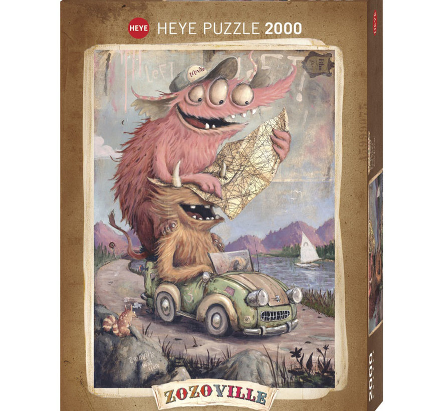 Heye Zozoville Road Trippin’ Puzzle 2000pcs