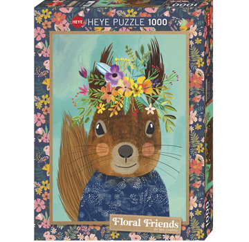 Heye Heye Floral Friends Sweet Squirrel Puzzle 1000pcs