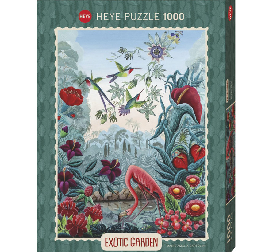 Heye Exotic Garden: Bird Paradise Puzzle 1000pcs