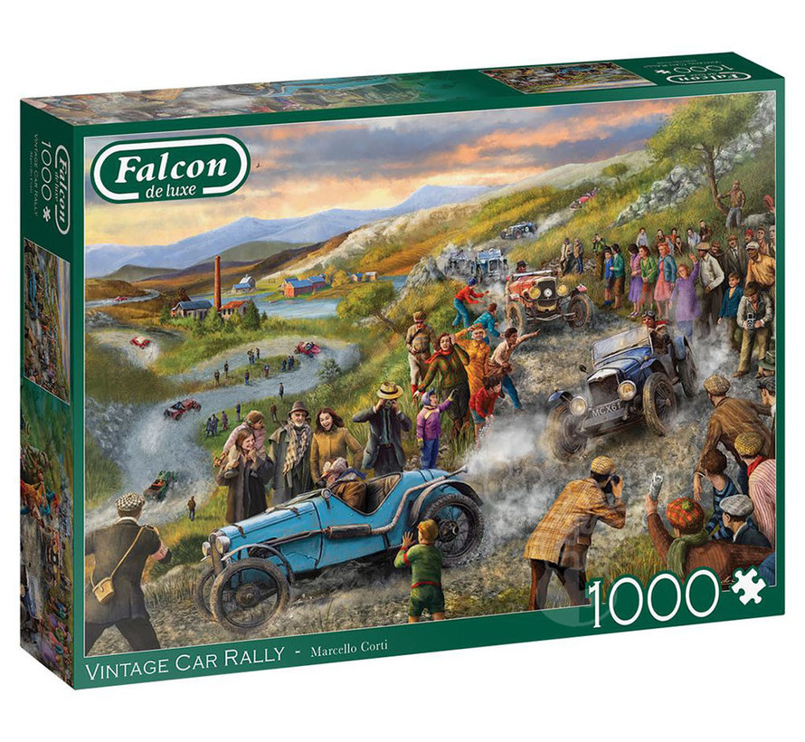 Falcon Vintage Car Rally Puzzle 1000pcs* - ORIGINAL BOX SIZE