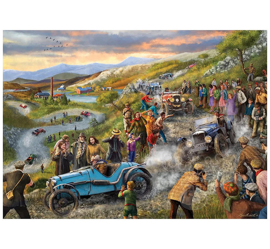 Falcon Vintage Car Rally Puzzle 1000pcs* - ORIGINAL BOX SIZE