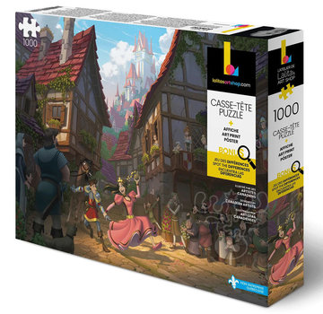 Lalita's Art Shop FINAL SALE Lalita Out Shopping! Puzzle 1000pcs