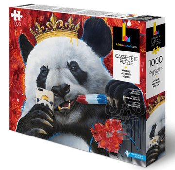 Lalita's Art Shop Lalita Selfie Panda Puzzle 1000pcs