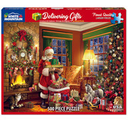 White Mountain White Mountain Delivering Gifts Puzzle 500pcs