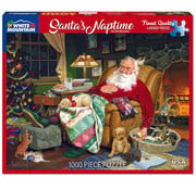 White Mountain White Mountain Santa's Naptime Puzzle 1000pcs