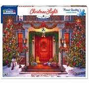 White Mountain FINAL SALE White Mountain Christmas Lights Puzzle 1000pcs RETIRED
