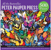 Peter Pauper Press Peter Pauper Press All the Butterflies Puzzle 500pcs