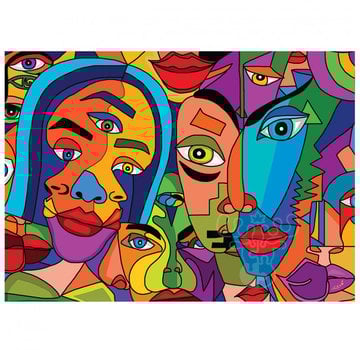 JaCaRou Puzzles FINAL SALE JaCaRou This is Not a Picasso / Ceci N'est Pas un Picasso Puzzle 1000pcs