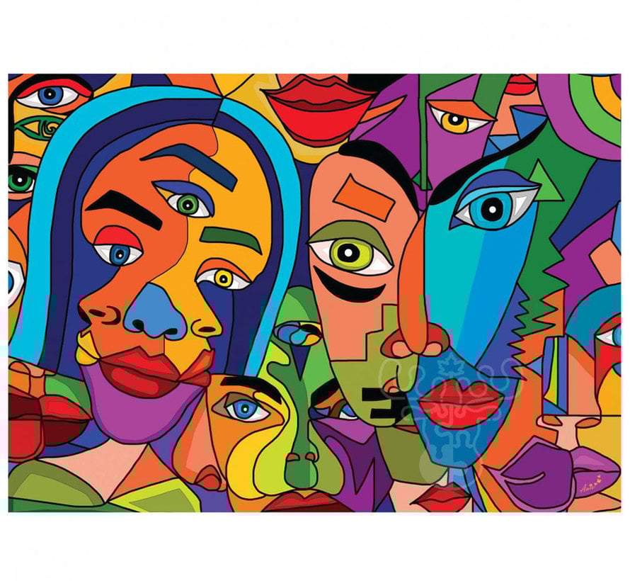 FINAL SALE JaCaRou This is Not a Picasso / Ceci N'est Pas un Picasso Puzzle 1000pcs