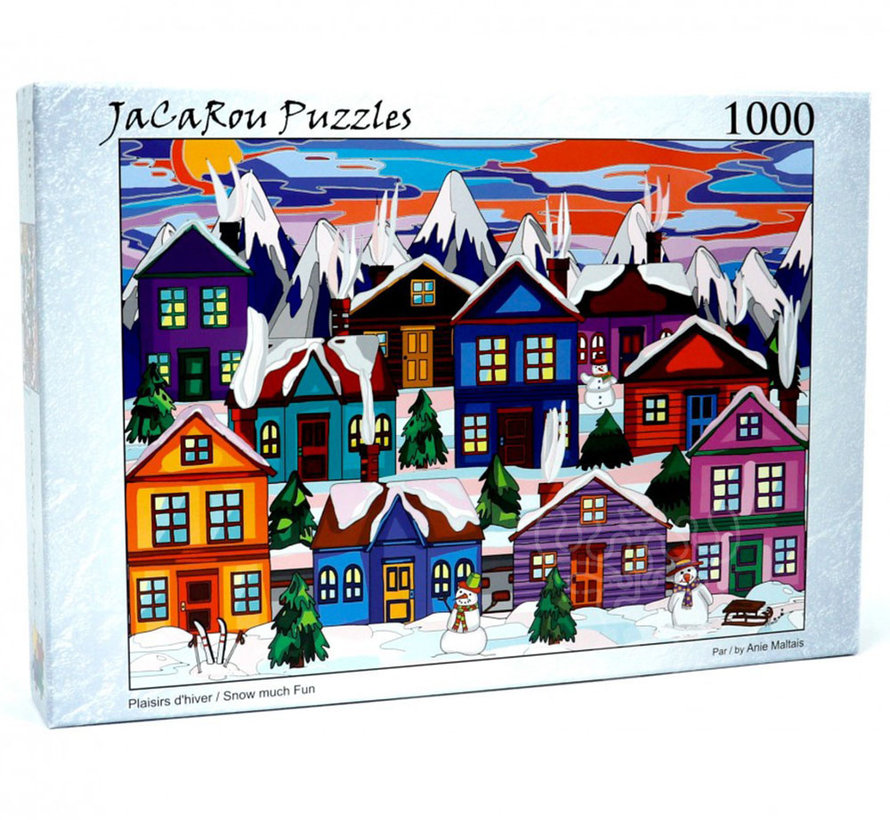 JaCaRou Snow Much Fun / Plaisirs d'Hiver Puzzle 1000pcs