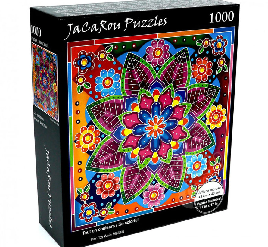 JaCaRou So Colorful / Tout en Couleurs Puzzle 1000pcs