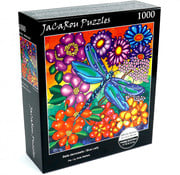 JaCaRou Puzzles JaCaRou Blue Lady / Belle Demoiselle Puzzle 1000pcs