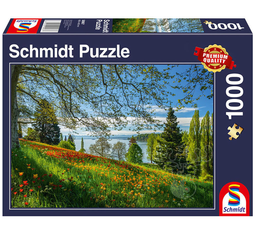 Schmidt Tulips Flowering, Frühlingsallee, Mainau Island Puzzle 1000pcs