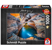 Schmidt FINAL SALE Schmidt Mark Gray: Indigo Puzzle 1000pcs