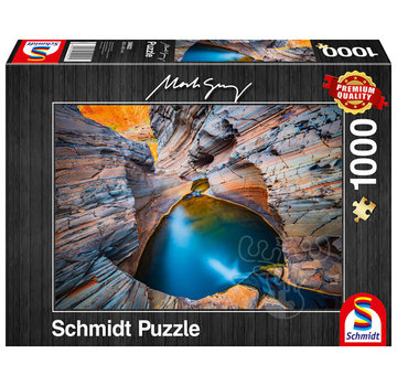 Schmidt FINAL SALE Schmidt Mark Gray: Indigo Puzzle 1000pcs