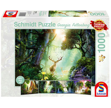 Schmidt Schmidt Deer in the Forest Puzzle 1000pcs