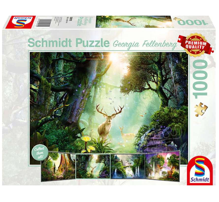Schmidt Deer in the Forest Puzzle 1000pcs
