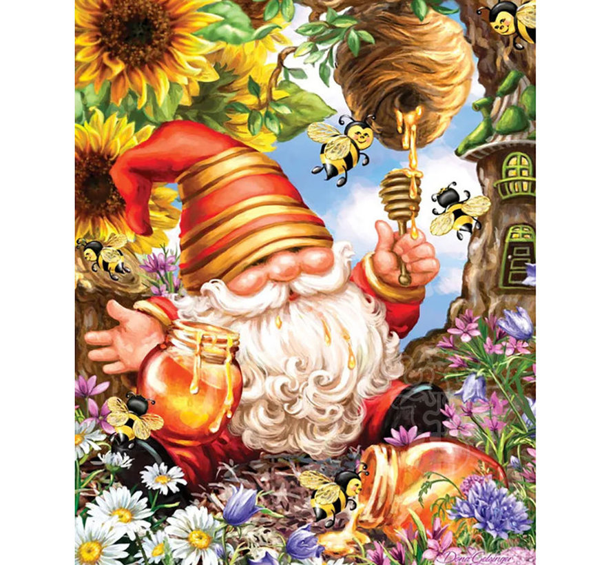 Springbok Gnome Worries Bee Happy Puzzle 500pcs
