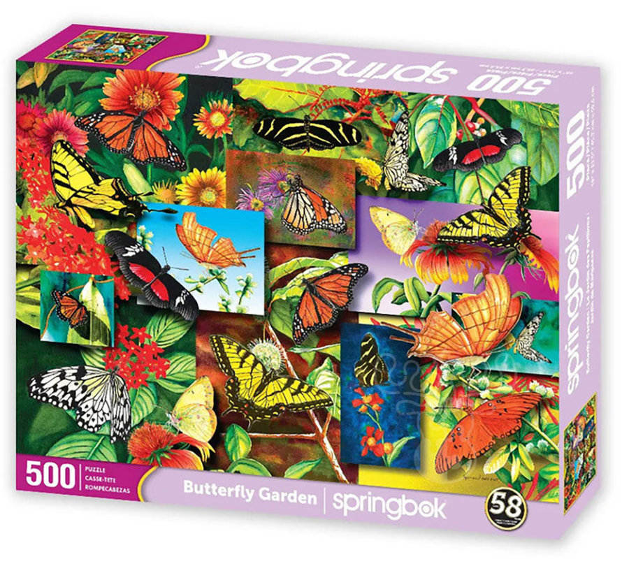 Springbok Butterfly Garden Puzzle 500pcs
