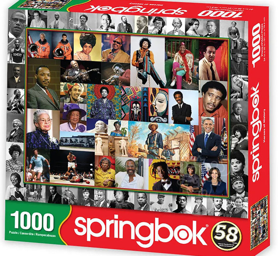 Springbok Heroes of History Puzzle 1000pcs