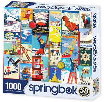 Springbok Springbok Winter Sports Puzzle 1000pcs