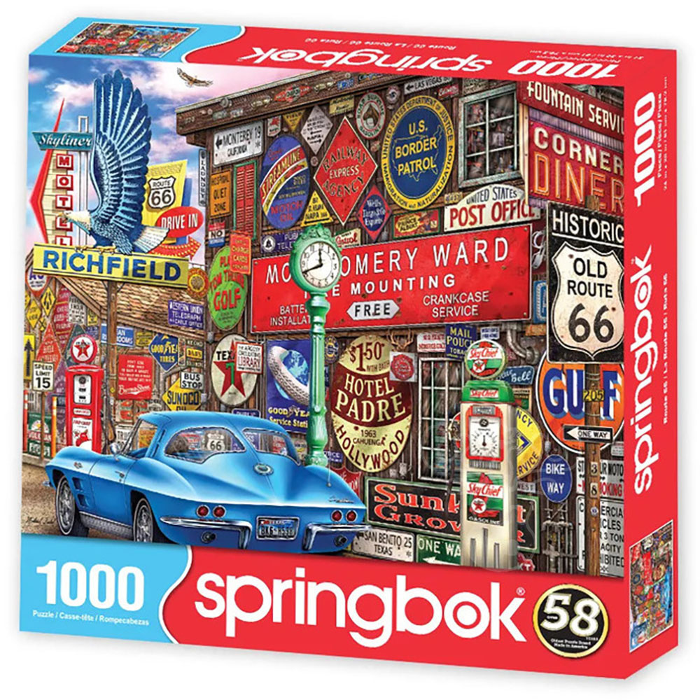 Springbok Route SixtySix Puzzle 1000pcs Puzzles Canada