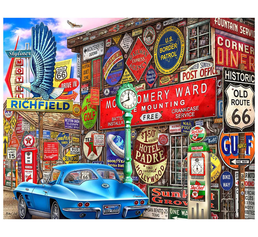Springbok Route 66 Puzzle 1000pcs