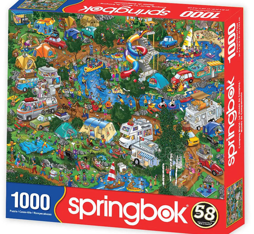 Springbok Camping World Puzzle 1000pcs
