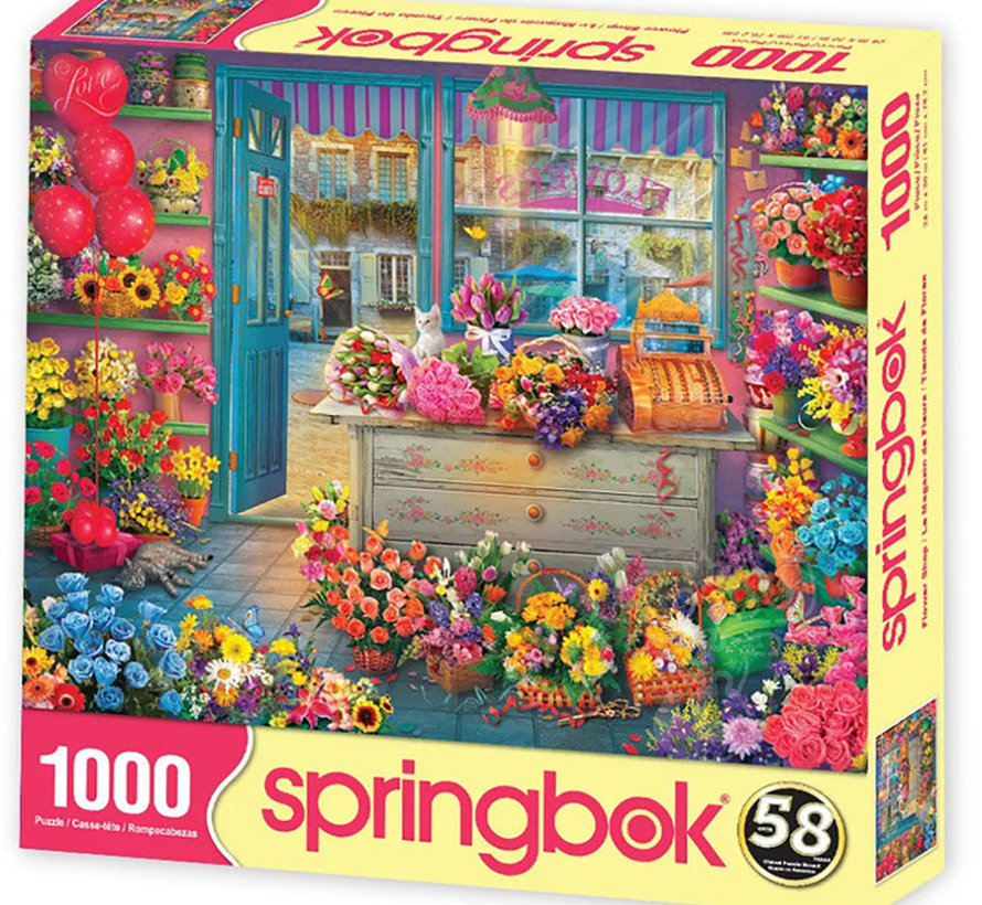 Springbok Flower Shop Puzzle 1000pcs