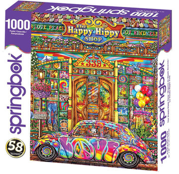 Springbok Springbok The Happy Hippy Shop Puzzle 1000pcs