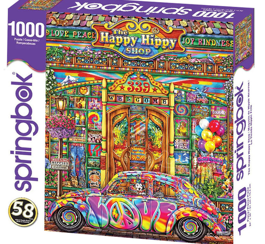 Springbok The Happy Hippy Shop Puzzle 1000pcs