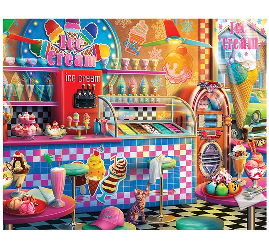 Springbok Ice Cream Shop Puzzle 1000pcs