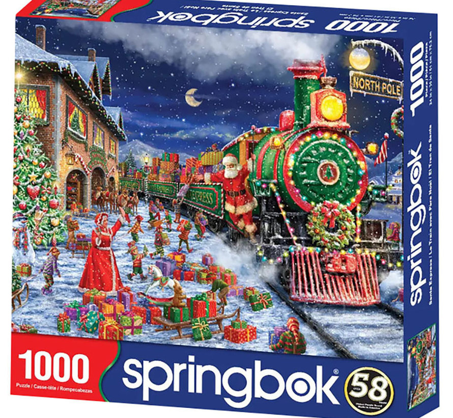 Springbok Santa Express Puzzle 1000pcs