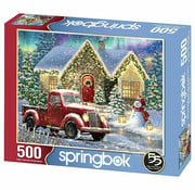 Springbok Springbok Christmas Night Lane Puzzle 500pcs
