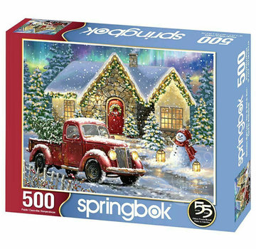 Springbok Springbok Christmas Night Lane Puzzle 500pcs