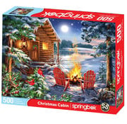 Springbok Springbok Christmas Cabin Puzzle 500pcs