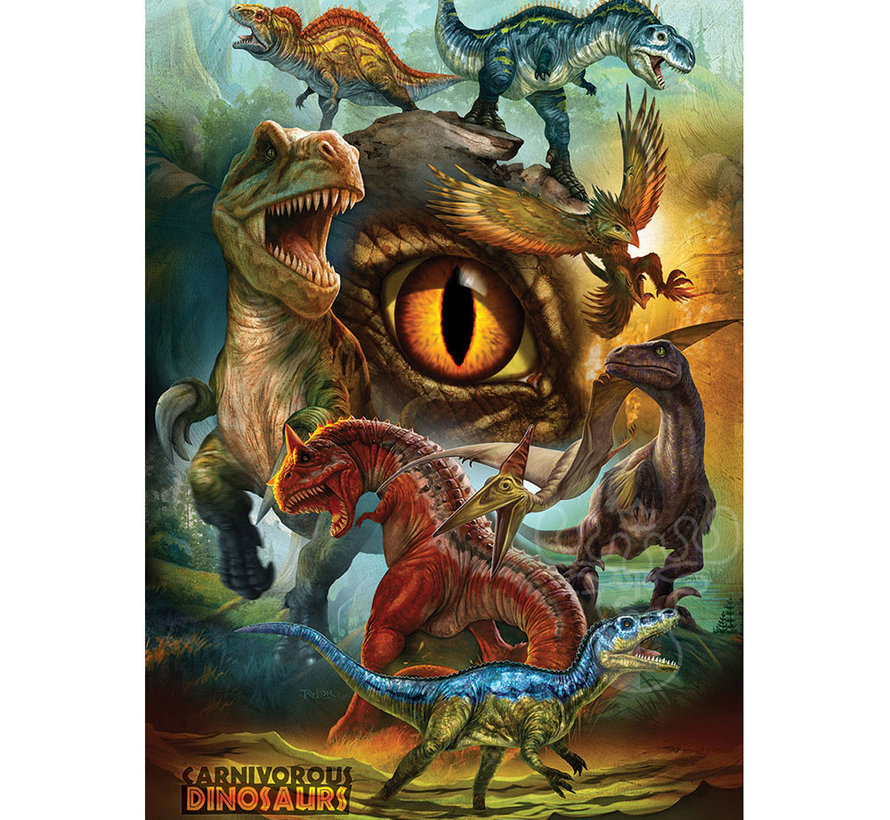Eurographics Carnivorous Dinosaurs Puzzle 100pcs