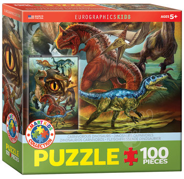 Eurographics Eurographics Carnivorous Dinosaurs Puzzle 100pcs