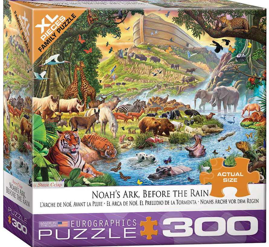 Eurographics Noah's Ark Before the Rain XL Family Puzzle 300pcs
