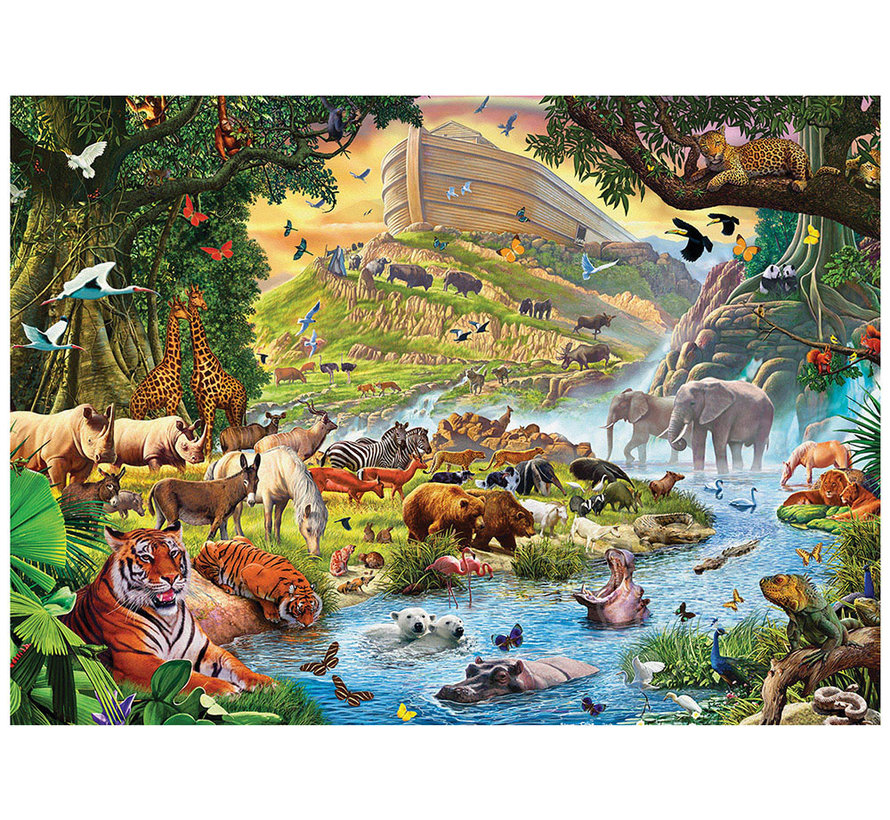 Eurographics Noah's Ark Before the Rain XL Family Puzzle 300pcs