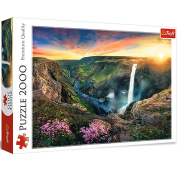 Trefl Trefl Haifoss Waterfall, Iceland Puzzle 2000pcs