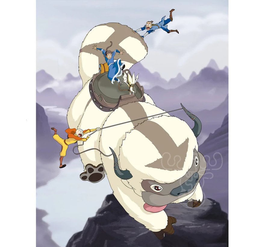 Aquarius Avatar The Last Airbender: Avatar Appa and Gang Puzzle 500pcs