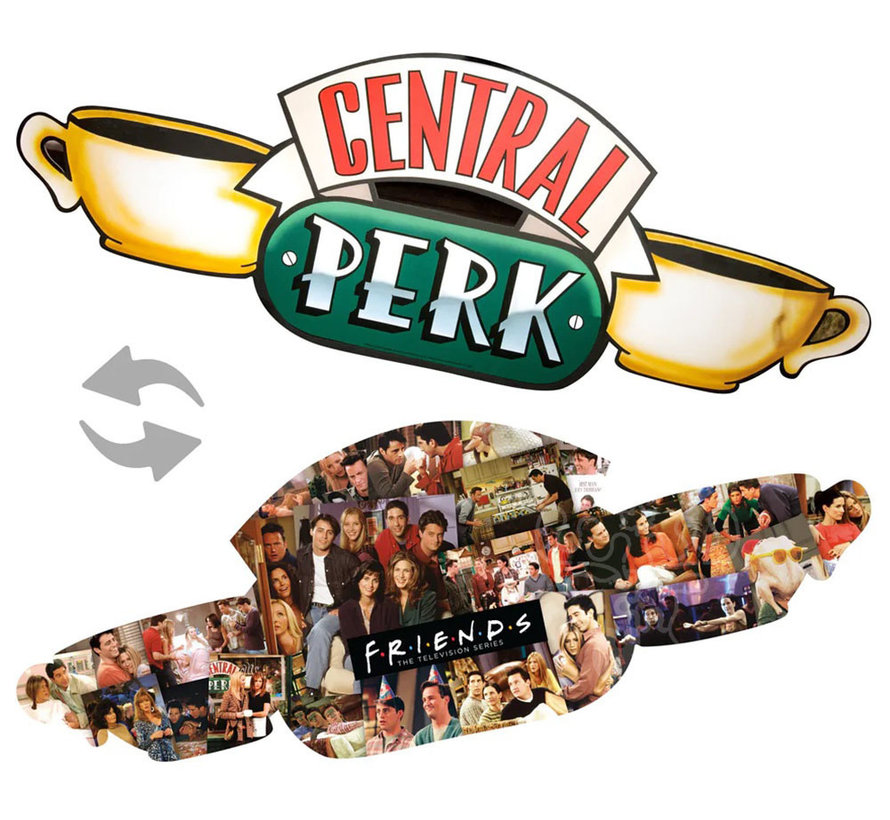 Aquarius Friends TV Series Central Perk Double Sided Shaped Puzzle 600pcs