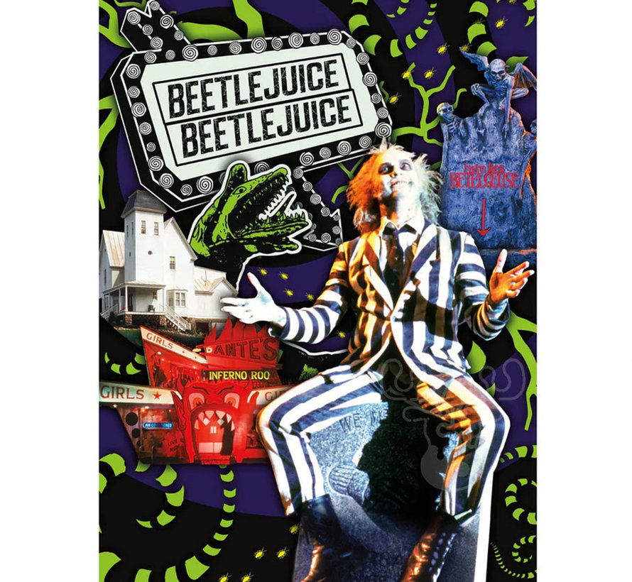 Aquarius Beetlejuice Collage Puzzle 1000pcs
